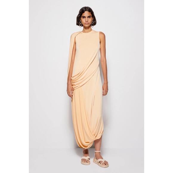 Jonathan Simkhai Roxi Draped Jersey Dress NWT